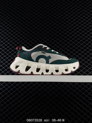 On Running Cloudmonster 2 Kith Cream Dark Green Burgundy EU 36-46 Running Shoe Running Sneakers - Unisex BS-84931