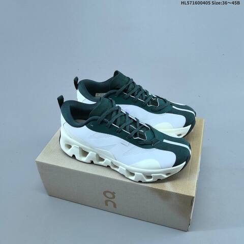 On Cloudswift K-Tech 1 Dark Green White Cream EU 36-45 Running Shoe Running Sneakers - Unisex (BS-69633)