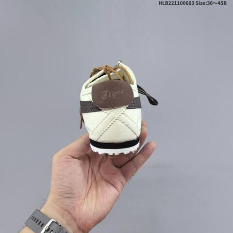 Onitsuka Tiger Mexico 66 Deluxe Cream Dark Brown White EU 36-45 Sneaker Casual Sneakers - Unisex (BS-68766)