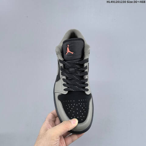 Jordan Air Jordan 1 Low Black Grey EU 36-46 Casual - Unisex (BS-67181)