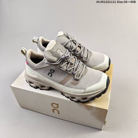 On Running Cloudrock Low Waterproof Grey Beige Black Neon Yellow EU 36-45 Trail Shoe Trail Running Sneakers - Unisex (BS-69794)