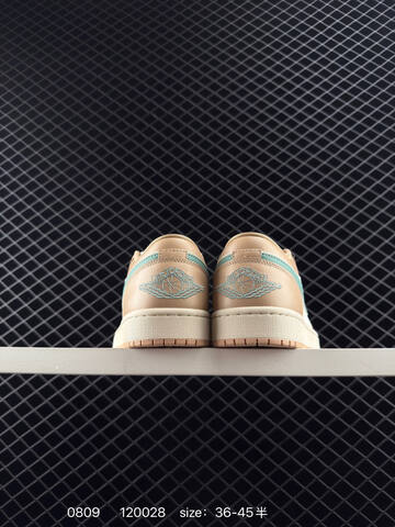 Jordan Air Jordan 1 Low DC0774-130 Sail Beige Teal Cream EU 36-45 Sneaker - Unisex BS-80942