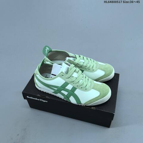 Onitsuka Tiger Mexico 66 Cream Brown Green Blue EU 36-45 Sneaker Casual Sneakers - Unisex (BS-68833)