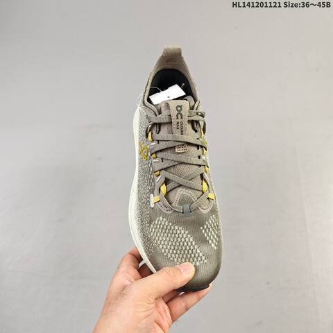 On Cloudsurfer Max Taupe Ivory Yellow Black EU 36-45 Running Shoe Running Sneakers - Unisex (BS-69790)