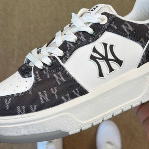 MLB Chunky Liner 3 ASXM016 Black White Skate Shoe Skate