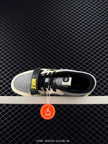 Jordan Legacy 312 Low Sail Grey Black Yellow EU 36-45 Basketball Shoe - Unisex (BS-81090)