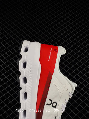 On Running Cloudsurfer Cloudtec Phase White Red Black EU 36-45 Running Shoe Running Sneakers - Unisex BS-85446