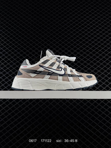 Nike P-6000 Khaki White Navy Red Grey EU 36-45 Running Shoe - Unisex (BS-70728)