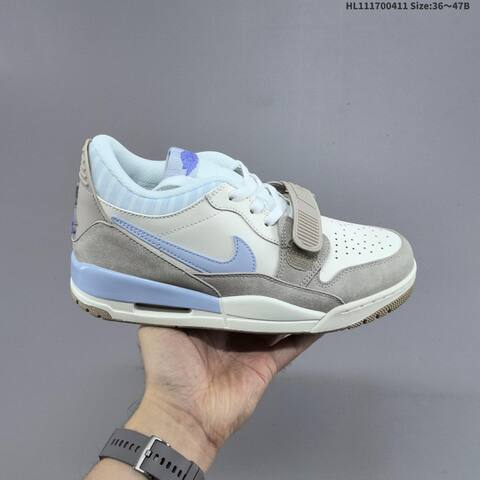 Jordan Legacy 312 Low White Light Grey Light Blue EU 36-47 Basketball - Unisex (BS-66236)