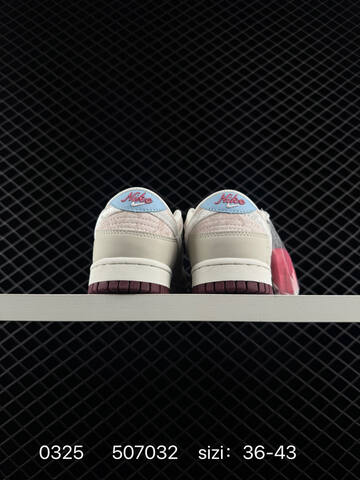Nike Dunk Low Light Grey Pale Pink White Maroon Light Blue EU 36-43 Skate - Unisex BS-72475