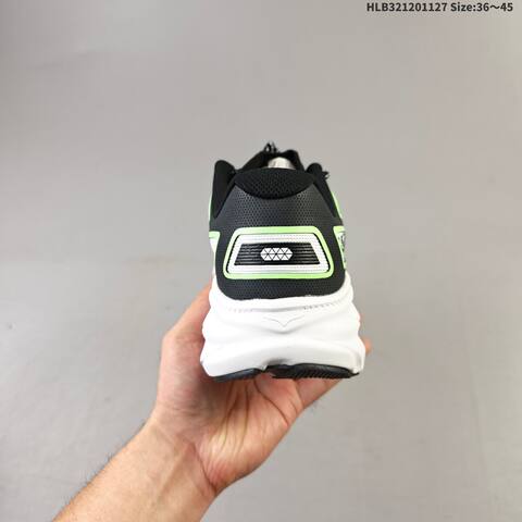 HOKA ONE ONE Clifton One9 White Black Neon Green EU 36-45 Running Shoe Running Sneakers - Unisex (BS-69442)