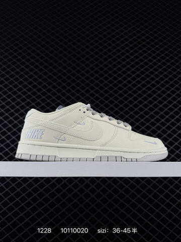 Nike SB Dunk Low Sail White With Black Or Grey Accents EU 36-45 5 Skate - Unisex (BS-73426)
