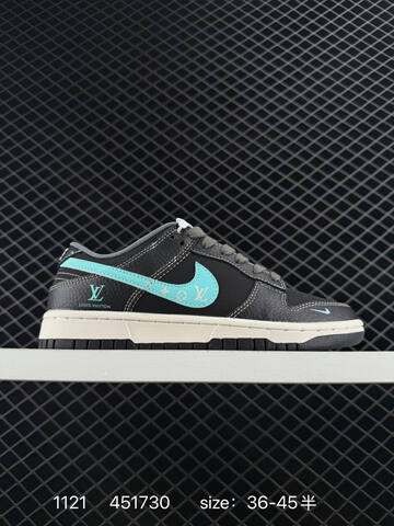 Nike SB Dunk Low White Cream Gold And Black Turquoise Variants EU 36-45 Skate - Unisex (BS-74082)