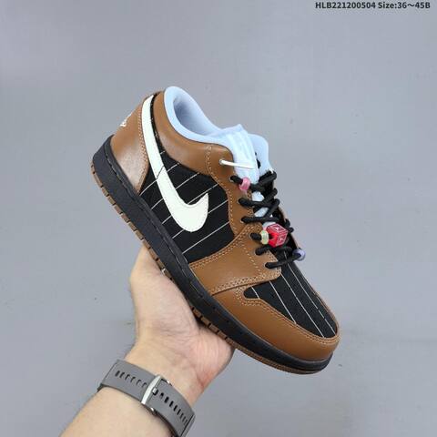 Jordan Air Jordan 1 Low Light British Tan Black White EU 36-45 Lifestyle - Unisex BS-66042