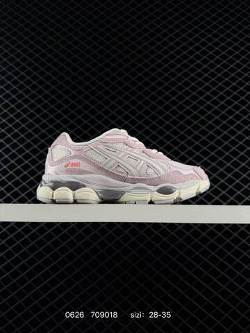 ASICS GEL NYC White Black Green Pink Silver 28 35 Running Shoe Running Sneakers - Women's (BS-81823)
