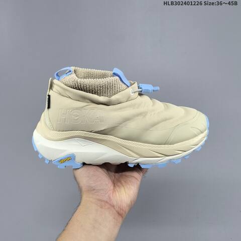 HOKA ONE Kaha 2 FROST MOC GTX Beige Light Blue White Gray EU 36-45 Trail Shoe Trail Running Sneakers Unisex BS-69419