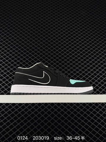 Jordan Air Jordan 1 Low Grey Black Cream White EU 36-45 Sneaker - Unisex (BS-79780)