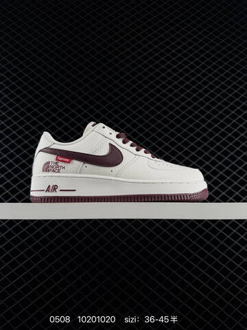 Nike Air Force 1 07 White Blue Black Red EU 36-45 Casual - Unisex (BS-71598)