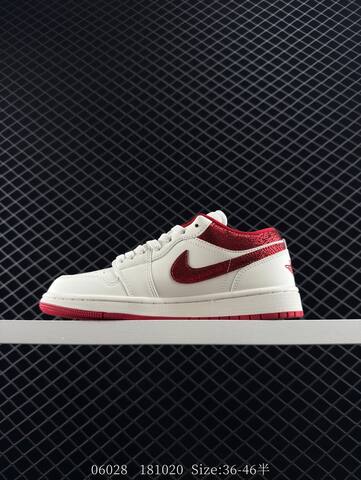 Jordan Air Jordan 1 Low Sail Red EU 36-46 Sneaker - Unisex BS-81131