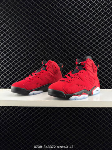 Jordan Air Jordan 6 Retro Toro Bravo Red Black White EU 40-47 Basketball Shoe - Men s BS-81091