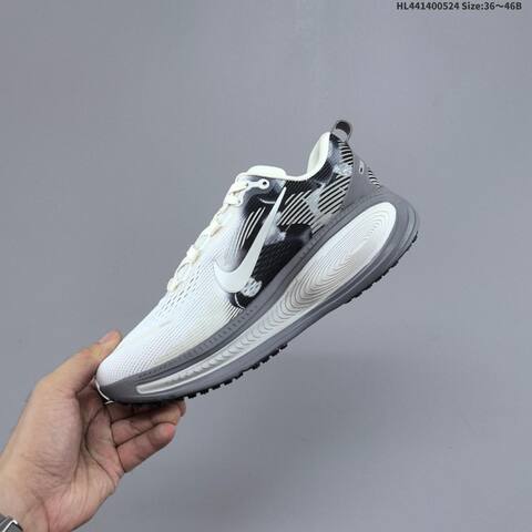 Nike Vomero 18 ReactX Air Zoom Off White Dark Grey Black EU 36-46 Running Shoe - Unisex (BS-60164)