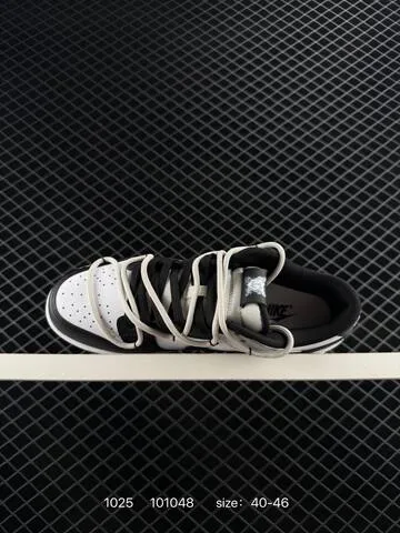 Nike SB Dunk Low Black White Grey EU 40-46 Skate - Men s BS-74587