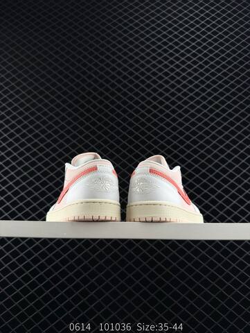 Jordan Air Jordan 1 Low Strawberry Milkshake White Light Pink Coral Cream EU 35-44 Sneaker - Unisex BS-81208