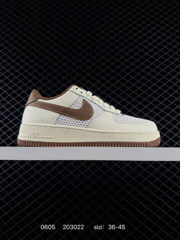 Nike Air Force 1 Sail Brown White EU 36-45 Lifestyle - Unisex (BS-70957)