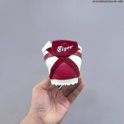 Onitsuka Tiger MEXICO 66 CNY Cream White Burgundy Light Gray EU 36-45 Sneaker Casual Sneakers - Unisex (BS-69053)