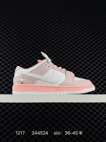 Nike SB Dunk Low Assorted Multicolor Black-white Pink EU 36-45 Skate - Unisex (BS-73639)