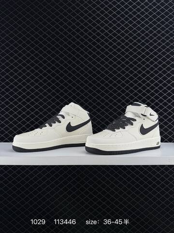 Nike Air Force 1 07 White Black EU 36-45 Lifestyle - Unisex (BS-74489)
