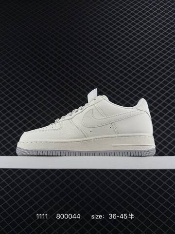 Nike Air Force 1 Low White Cream With Grey Accents EU 36-45 Casual - Unisex (BS-74258)