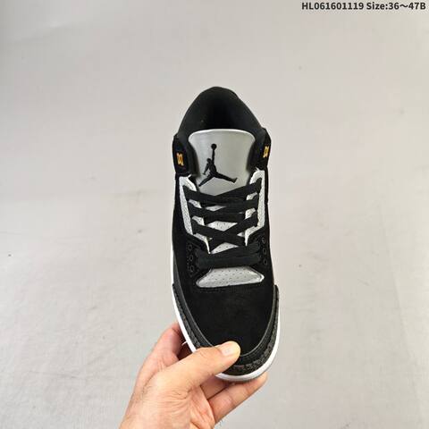Jordan Air Jordan 3 Retro CK4348-007 Black Silver White EU 36-47 Basketball - Unisex (BS-63438)