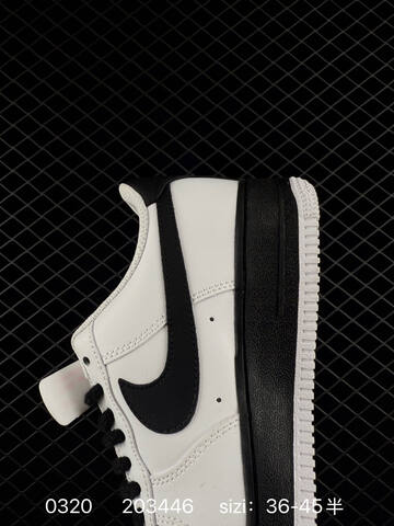Nike Air Force 1 07 Low White Black EU 36-45 5 Lifestyle - Unisex (BS-72561)