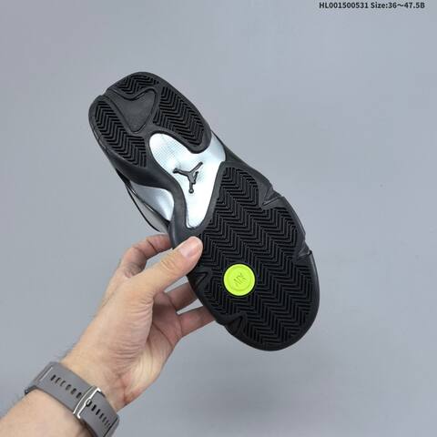 Jordan Air Jordan 14 Retro Graphite Cement Grey Black Chartreuse 36 47 5 Basketball - Unisex (BS-65843)
