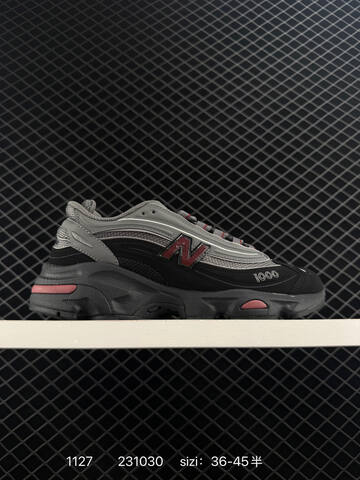 New Balance M1000 Grey Black White Cream EU 36-45 Sneaker - Unisex (BS-82546)