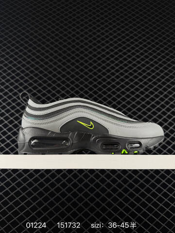 Nike Air Max 97 Black Green Iridescent 36-45 Lifestyle - Unisex (BS-72975)