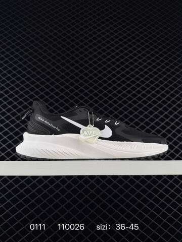 Nike AlphaZoom Pro Black White EU 36-45 Running - Unisex (BS-73191)
