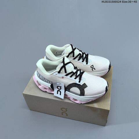 On Cloudmonster 3 Hyper Black White Purple Yellow EU 36-45 Running Shoe Running Sneakers - Unisex (BS-69525)
