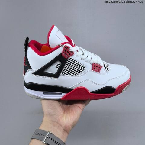 Air Jordan 4 Retro Fire Red Replica AIR JORDAN 4 Aj4 Lifestyle BS-66474