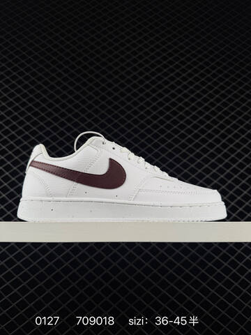 Nike Court Borough White Black EU 36-45 Casual - Unisex (BS-72929)