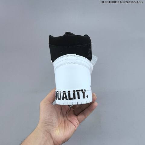 Jordan Air Jordan 1 Retro High Black White 36 46 Basketball - Unisex (BS-66978)