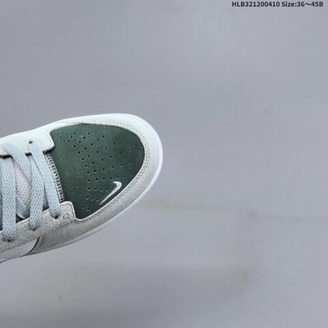 Nike SB Force 58 White Grey Dark Green EU 36-45 Skate Shoe - Unisex (BS-60839)