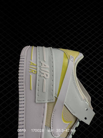 Nike Air Force 1 Shadow White Pale Yellow Mint Cream EU 35 5-42 Lifestyle - Unisex (BS-71370)