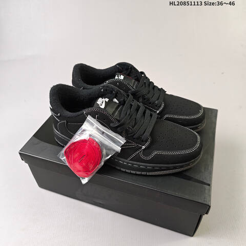 Nike Air Jordan 1 Low OG Black White EU 36-46 Casual - Unisex (BS-63799)