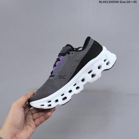 On Cloudmonster 3 Grey Black Purple White Yellow EU 36-45 Running Shoe Running Sneakers - Unisex (BS-69577)