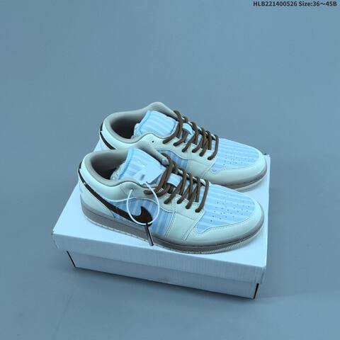 Nike Air Jordan 1 Low Olive Green Grey White EU 36 45 Casual - Unisex (BS-65868)