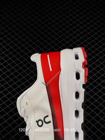 On Running Cloudsurfer Cloudtec Phase White Red Black EU 36-45 Running Shoe Running Sneakers - Unisex (BS-85446)