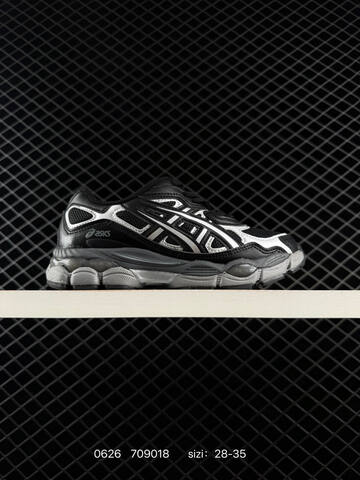 ASICS GEL NYC White Black Green Pink Silver 28 35 Running Shoe Running Sneakers - Women's (BS-81823)