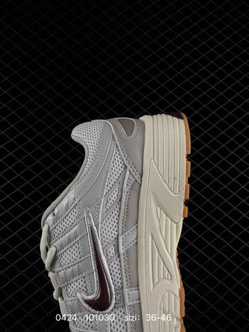 Nike P-6000 Light Grey Burgundy Cream Gum EU 36-46 Running - Unisex (BS-71904)